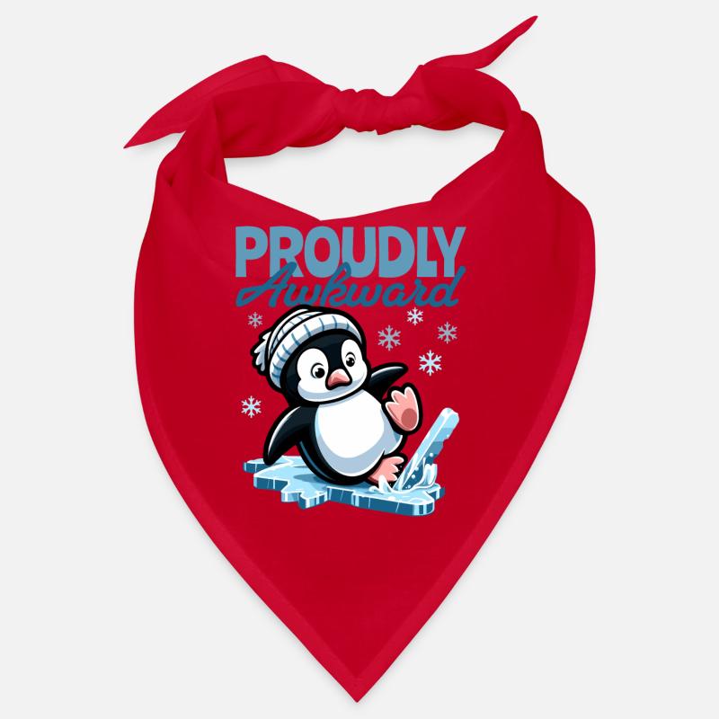 Proudly Awkward – Cute Penguin Slips on the Egg Bandana
