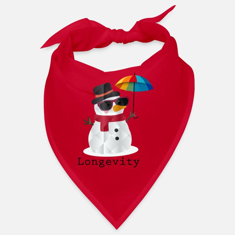 Longevity Snowman – Humorous Winter Design Bandana