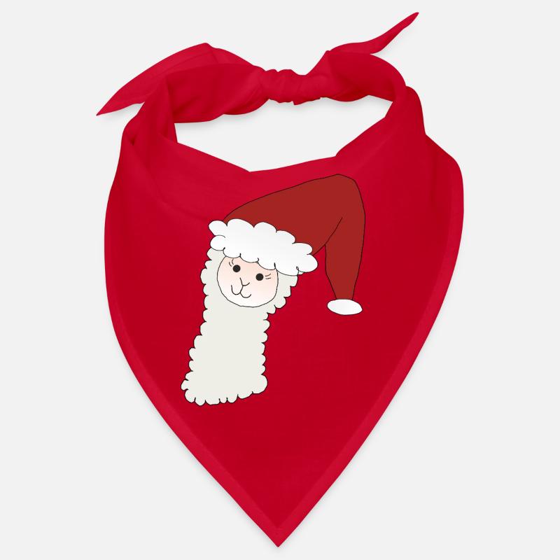Weihnachtsalpaka Bandana