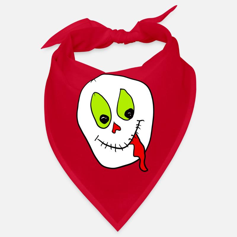 Neon Schädel Grinsen Halloween  Bandana
