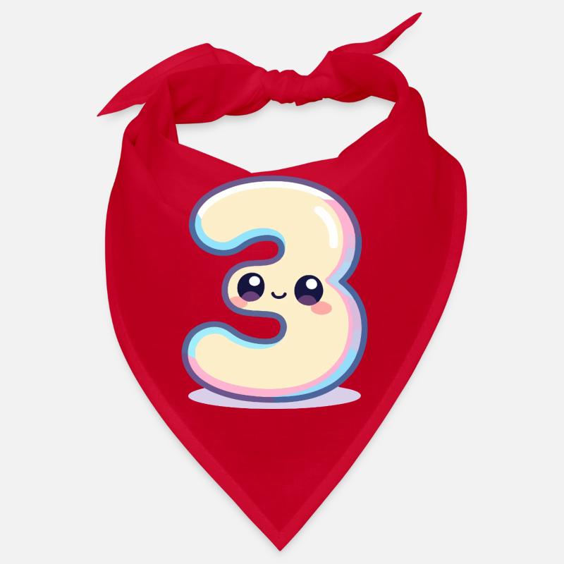 Nummer 3 Kawaii-Pastell Bandana