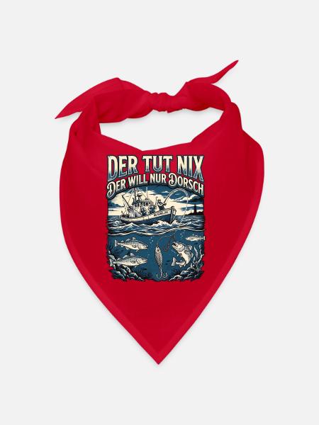 Der Will Dorsch - Bandana - Rot - Vorne
