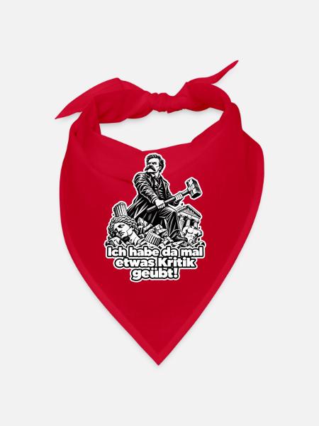 Kritik mit dem Hammer - Bandana - Rot - Vorne