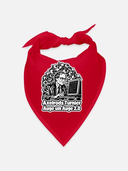 Axelrods Turnier - Bandana - Rot - Vorne
