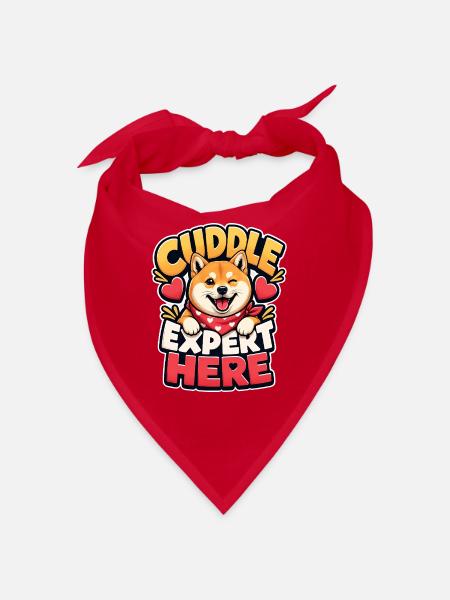 Shiba - Bandana - Rot - Vorne