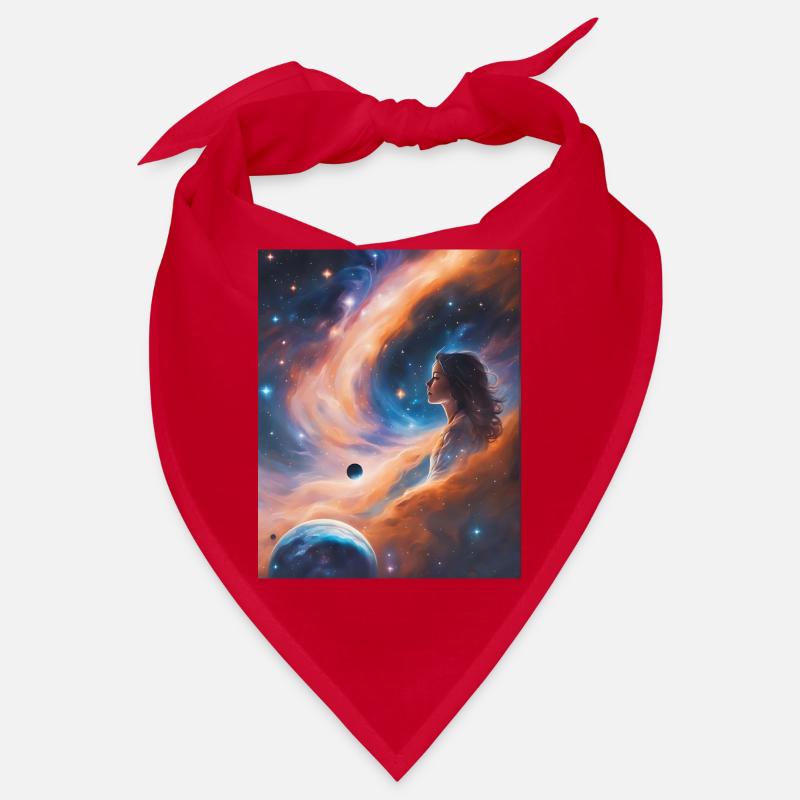 Goddess transcends in stardust Bandana