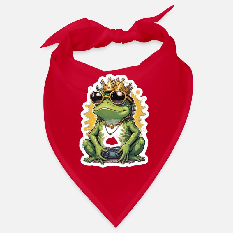 Retro Gamer Frog with Controller Console Games Bandana