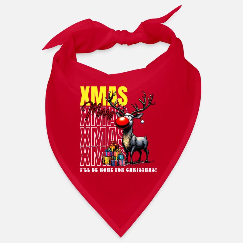 Noël Joyeux Noël Renne Bandana