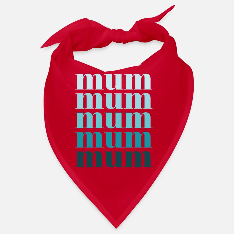 Mum turquoise Bandana