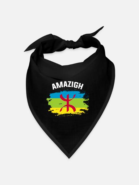 Amazigh - Bandana - noir - Devant