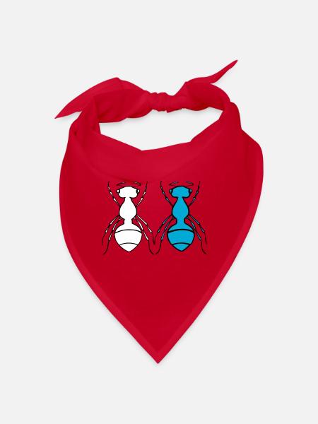Ant Duo - Bandana - Rot - Vorne