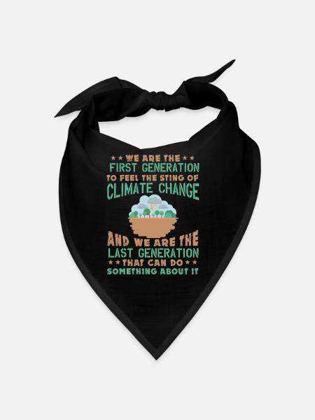 Les vendredis du changement climatique pour la conception future - Bandana - rouge - Devant