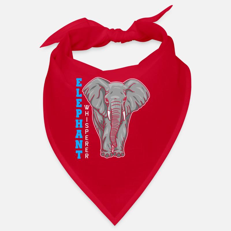 Elephant Elephant Whisperer - Bandana - red