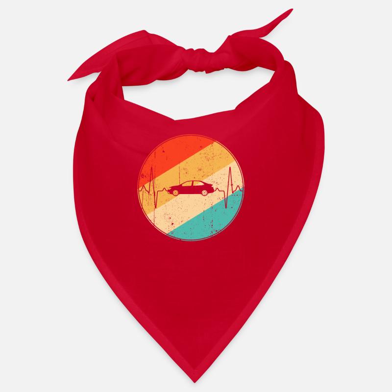 Auto Retro Herzschlag Bandana