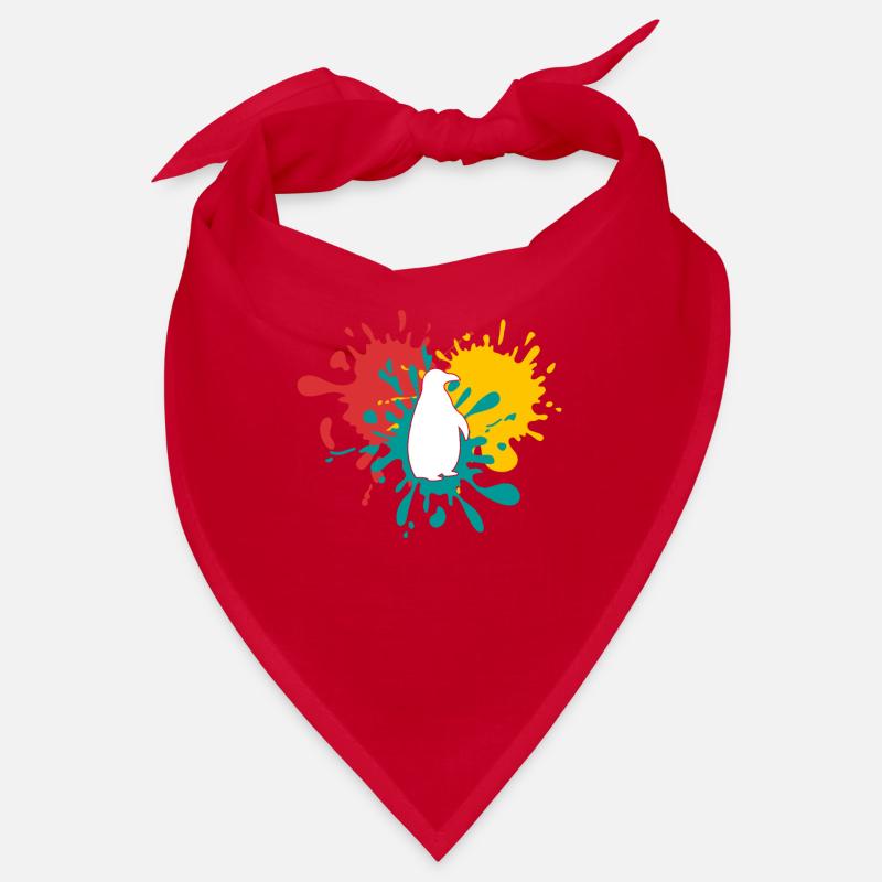 Pinguin Silhouette Bandana