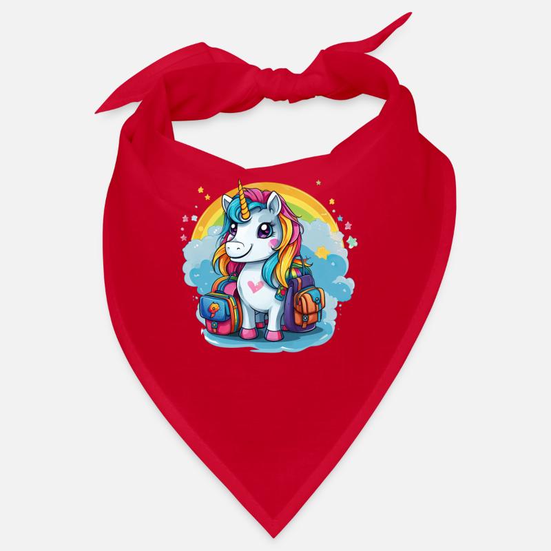 Einhorn Schulkind Einschulung Mädchen Geschenk Bandana