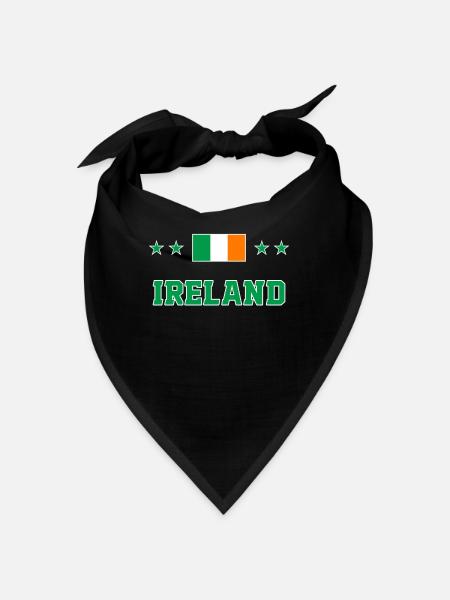 Irlande - Bandana - noir - Devant