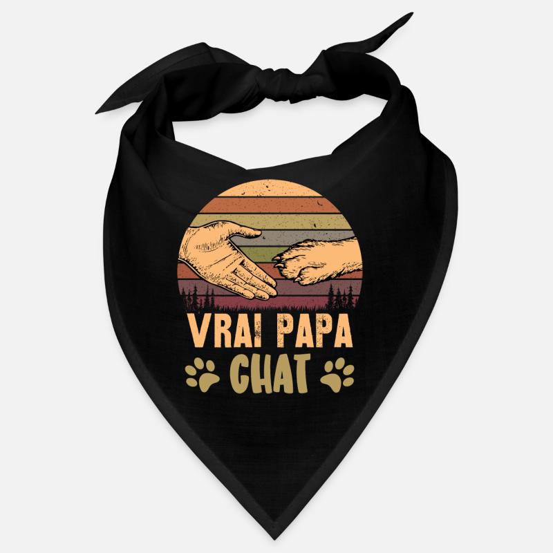 vrai papa chat Bandana