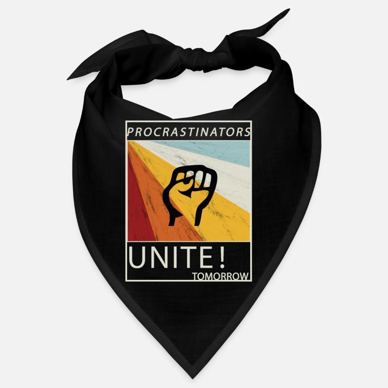 Procrastinators Unite Tomorrow Faul sein Geschenk Bandana