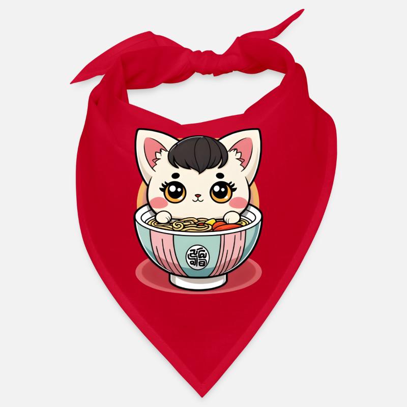 Kawaii Ramen Katze Bandana