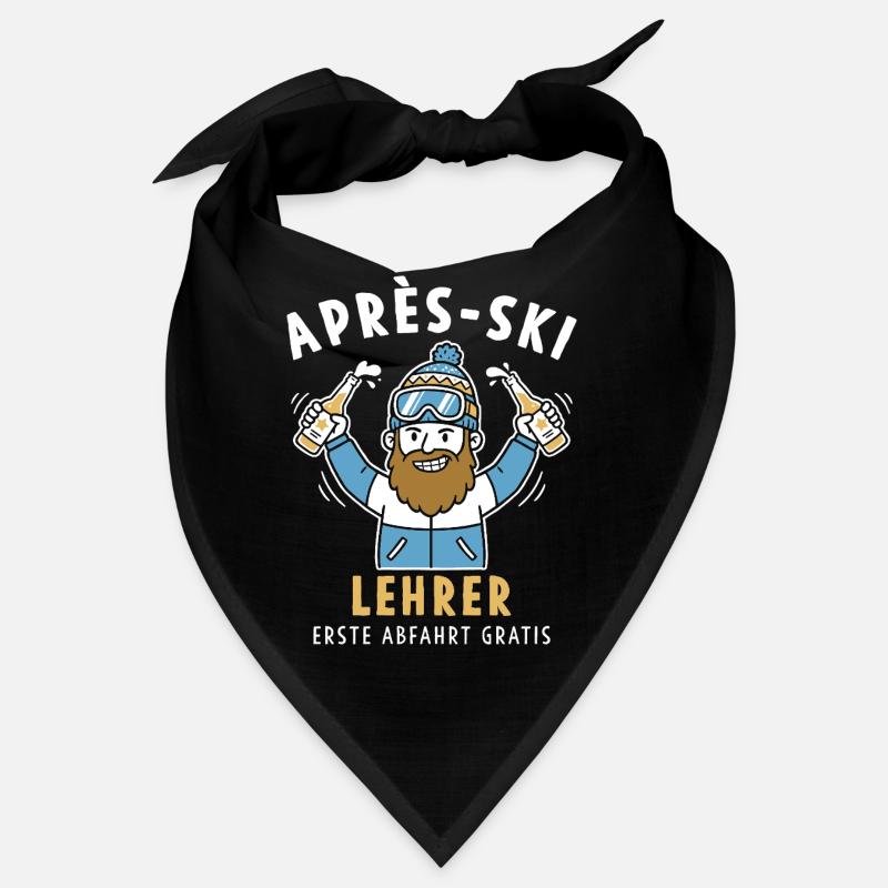 Après-Ski Lehrer – Erste Abfahrt Gratis Design Bandana
