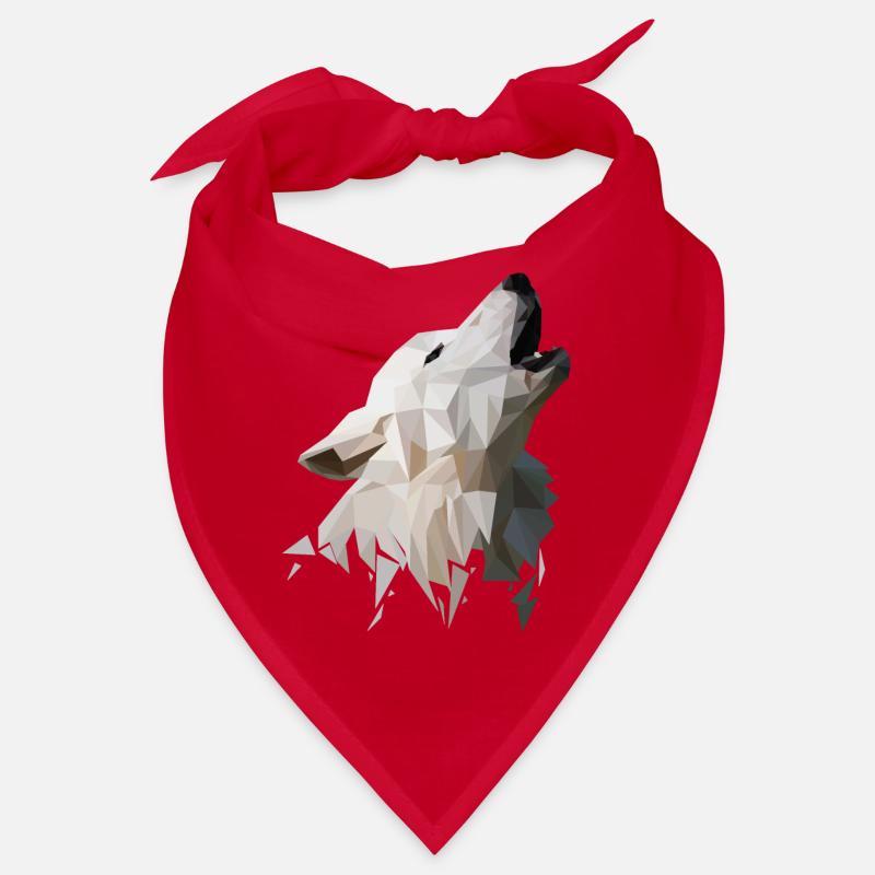 Wolf Polygon Moderne Bandana