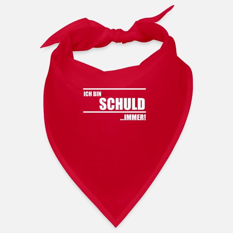 Ich bin Schuld lustige Geschenkidee Bandana