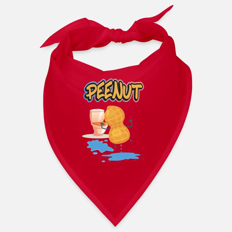 Peenut, funny peeing peanut Bandana