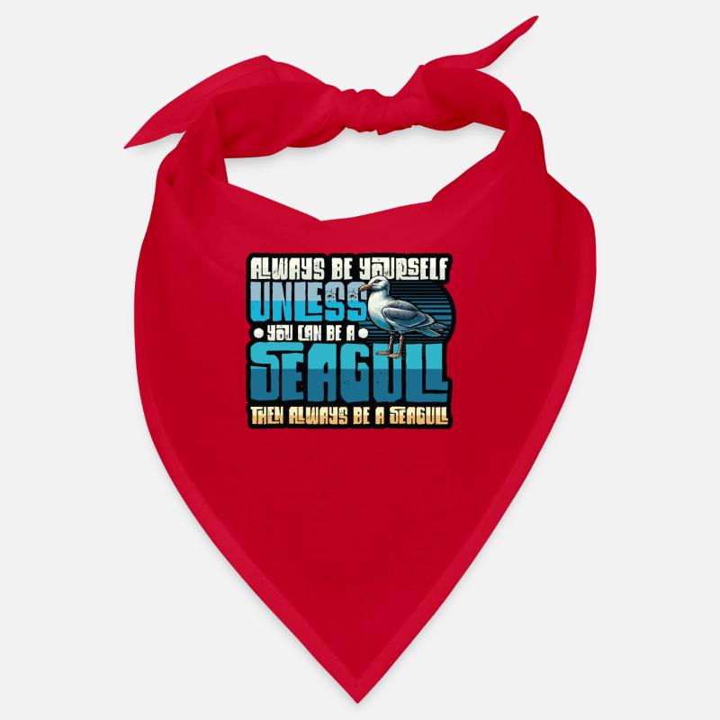 Always Be A Seagull - Lustiges Möwen Bandana