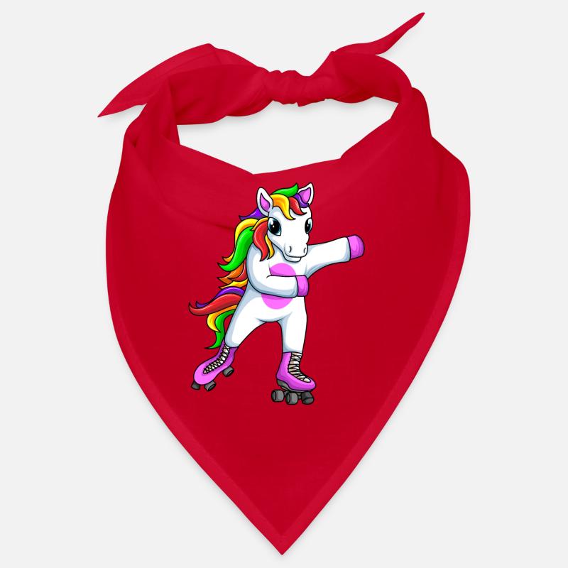 Rollschuhe Roller Girl Rollschuh Einhorn Bandana