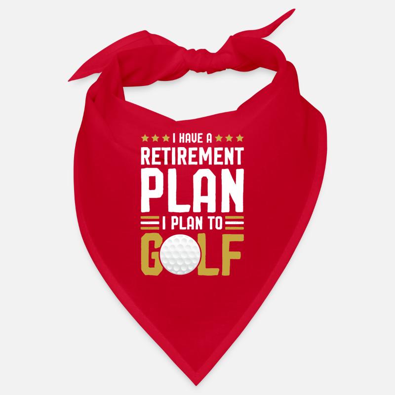 Golf Golfer Spruch Bandana