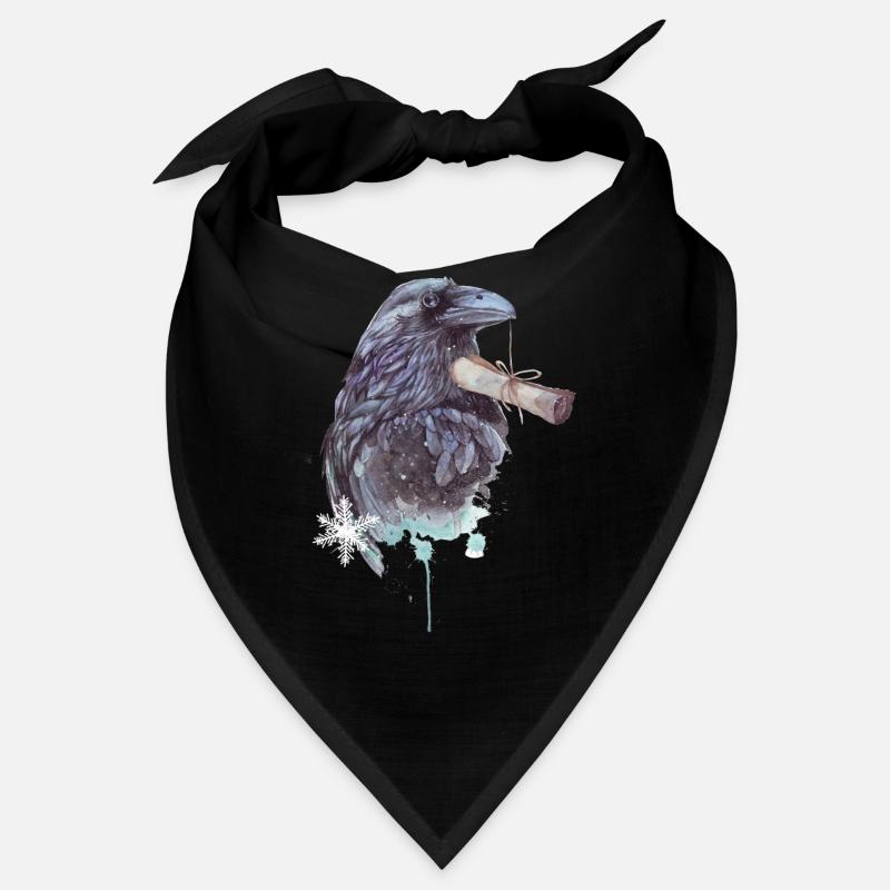 Briefrabe Hexenvogel Mystisches Design Bandana