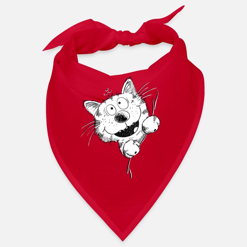 Drôle de chat rit Bandana