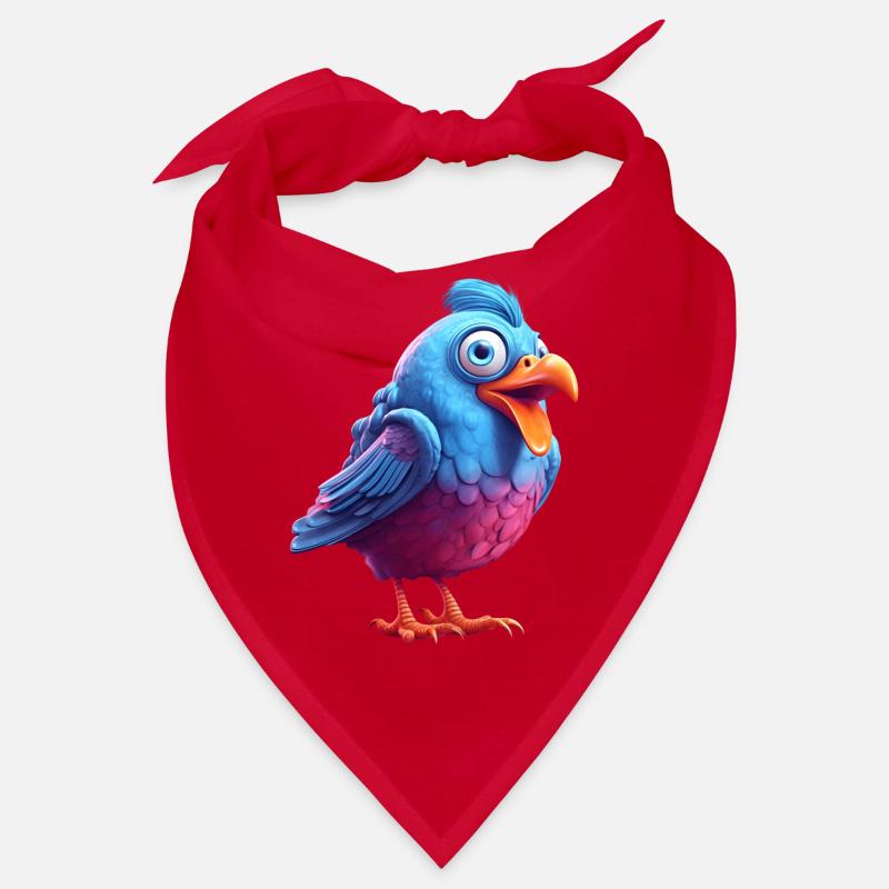 Charmant compagnon à plumes Bandana