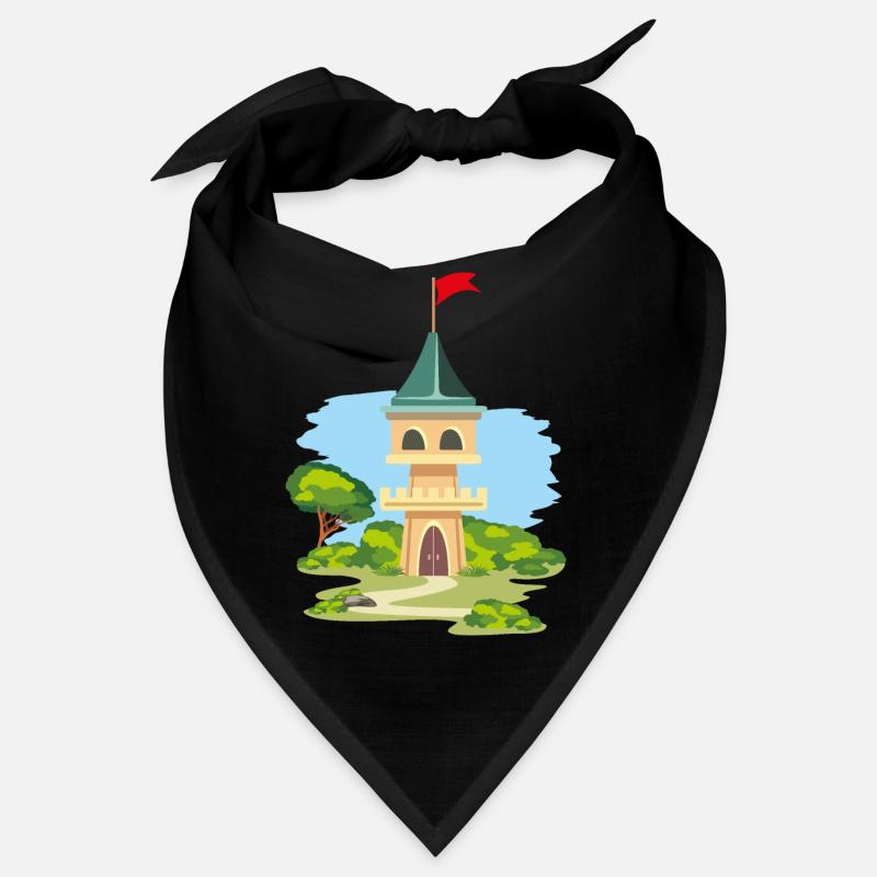 Cartoonish castle Bandana