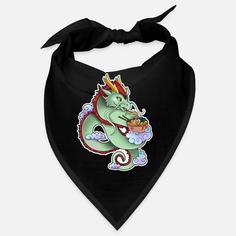 Asia Drache mit Ramen Bandana
