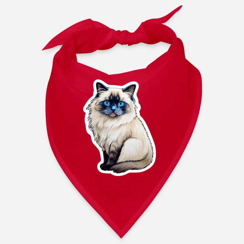Ragdoll-Katze Bandana