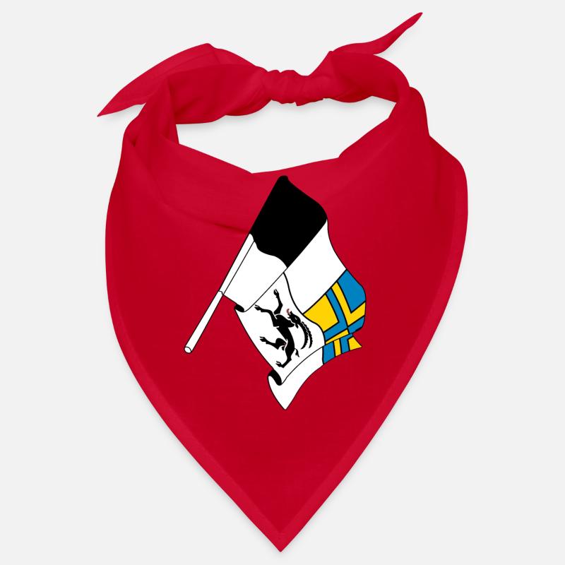 Drapeau des Grisons, Suisse Bandana