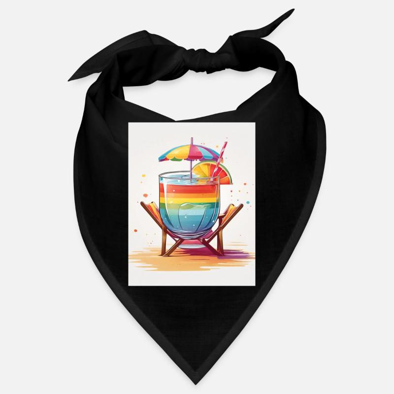 Rainbow Cocktail Bandana