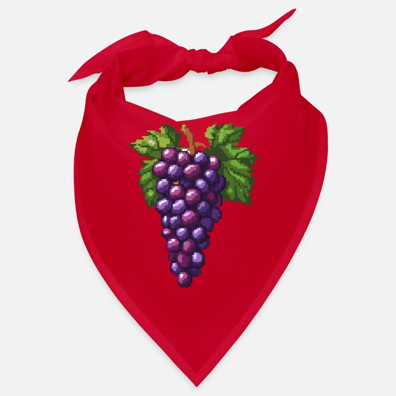 Grapes Pixel Bandana