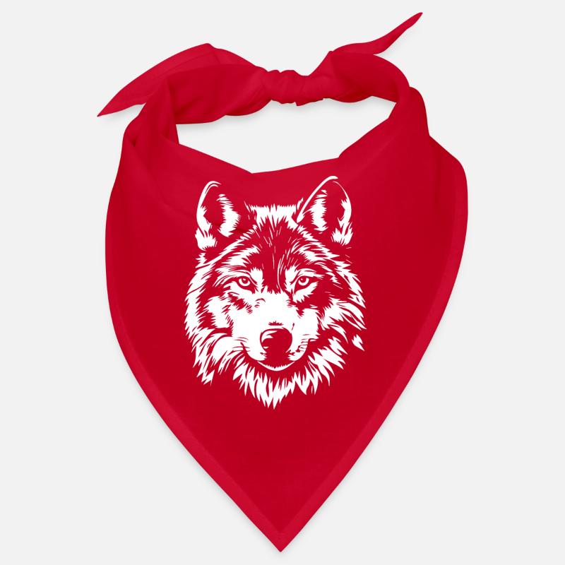 Wolf Gesicht Bandana