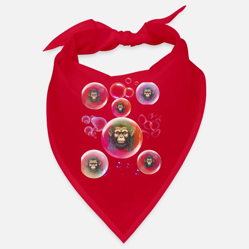 Soap Bubbles Monkey Bandana