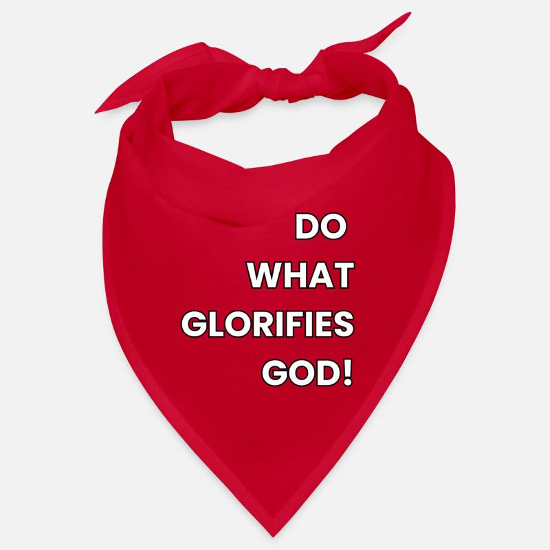 Glorifier Dieu - Bandana - rouge