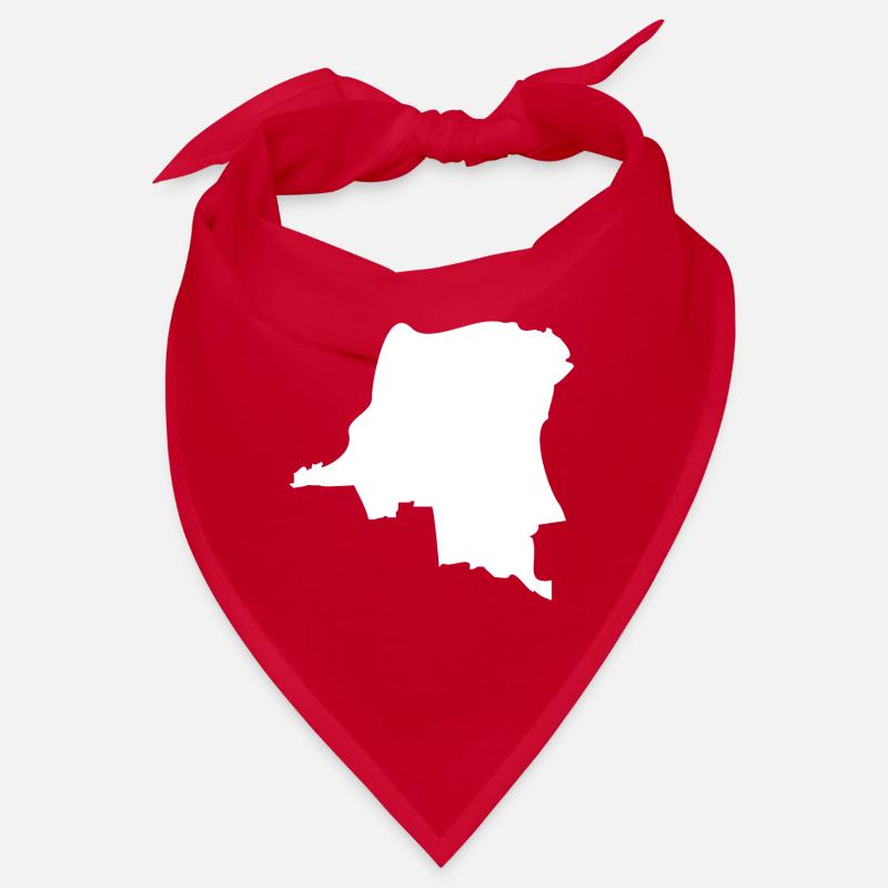 Congo map flag Bandana