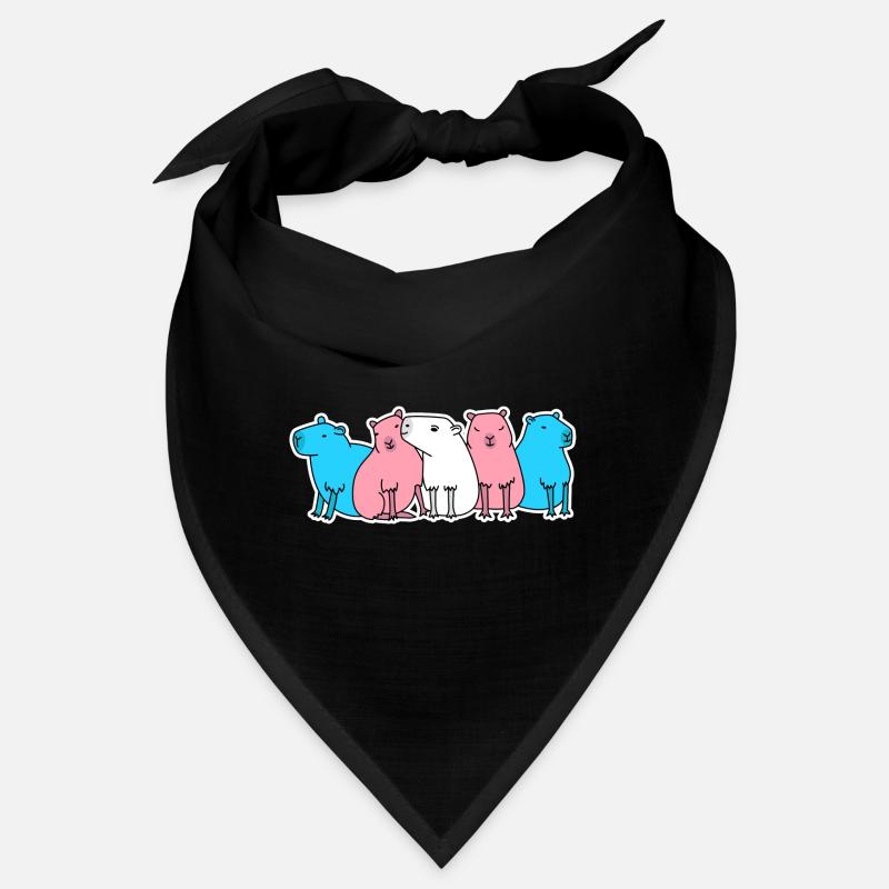 Conception de Capybara Trans Flag pour les personnes trans Bandana