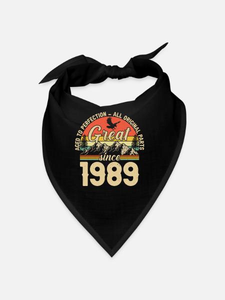 1989 - A legendary year - Bandana - black - Front