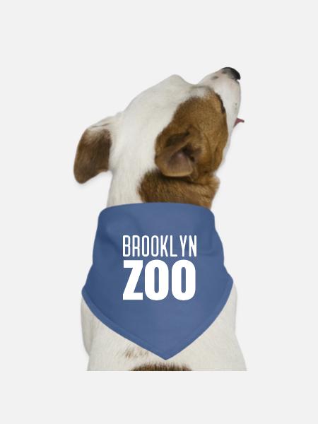 Brooklyn Zoo - Hunde-Bandana Dreieckstuch - Taubenblau