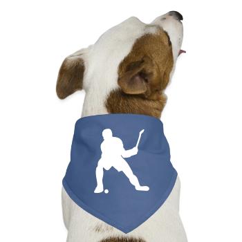 hockey - Hunde-Bandana Dreieckstuch - Taubenblau - Vorne