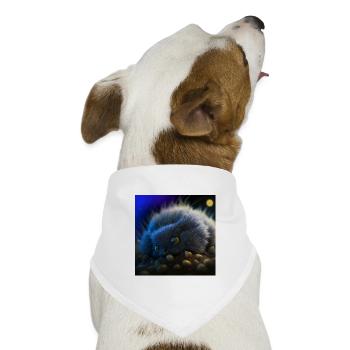 Foto Makro Kreatur 07 - Hunde-Bandana Dreieckstuch - Weiß - Vorne