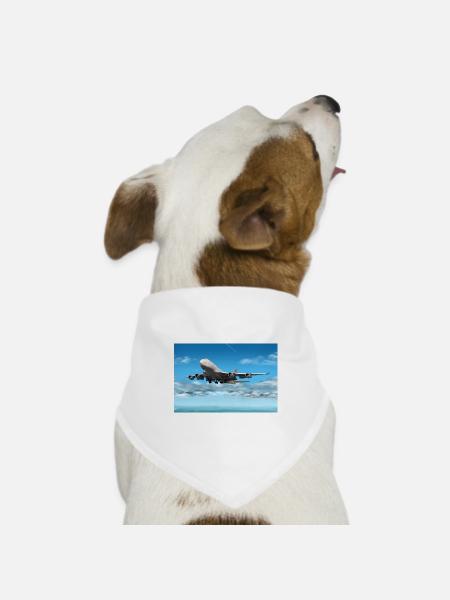 747 - Hunde-Bandana Dreieckstuch - Weiß